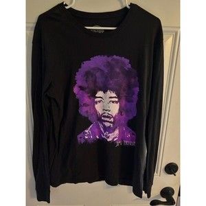 Jimi Hendrix T Shirt Mens Medium Black Karl Ferris Psychedelic Photography Music